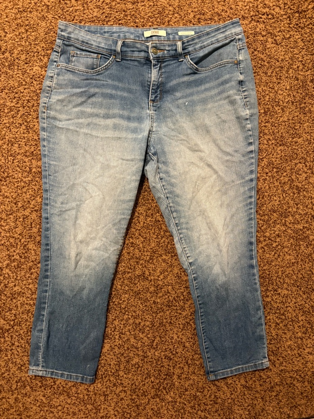 Women’s Light Blue Crop Denim Jeans